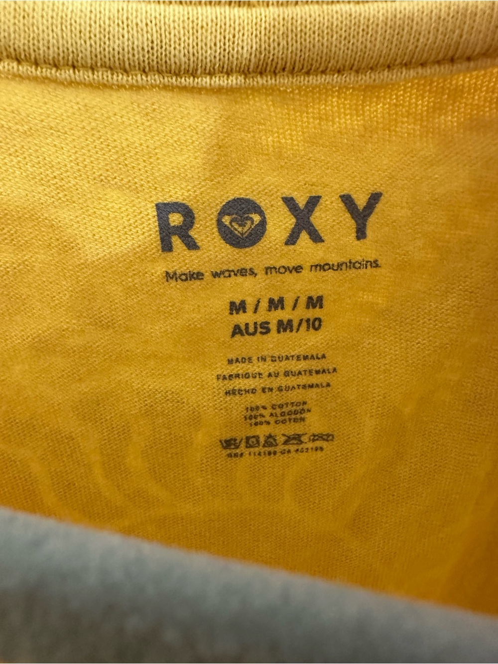 Roxy Yellow Tank Top with White Sun Logo NWT - Picture 4 of 4